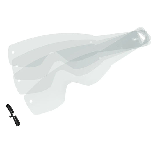 Scott Hustle Goggle Clear Tear Offs